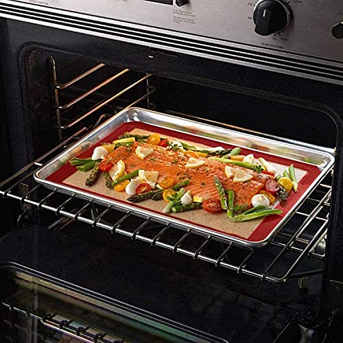 Lilymeche Concept | Silicone Baking Mat | BPA Free Large Nonstick Kitchen Professional Reusable Heat Resistant Baking Half Sheet Bakeware Mats for Cookies, Bread and Pastry(3pc) with Silicone Spatula