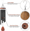 Lilymeche Concept - Memorial Wind Chimes, Black 28", Unique Sympathy Gift, Memorial Gifts for Loss of Mother/Father. Bereavement Condolence Remembrance Funeral Gifts in Memory of Loved Ones.