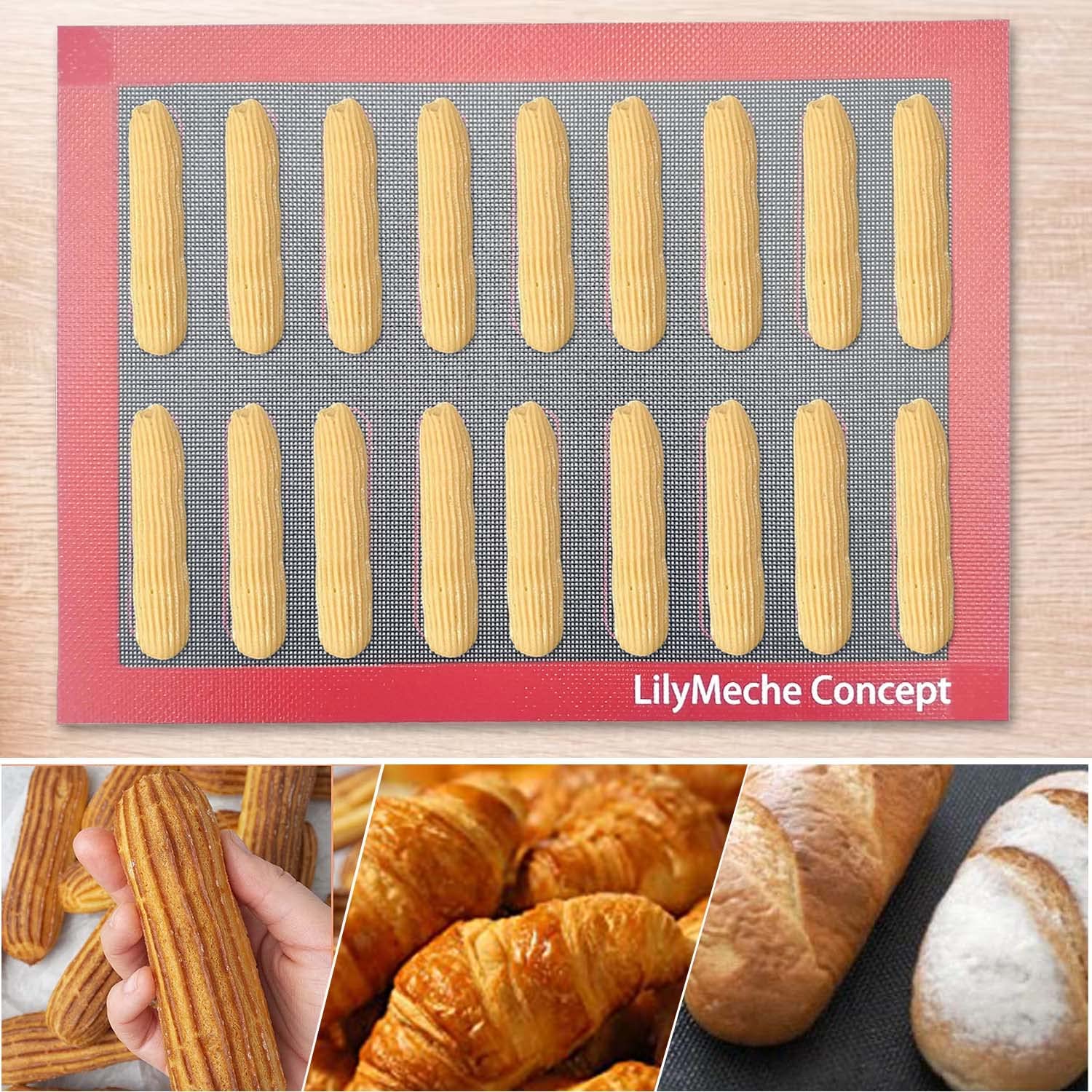 Lilymeche Concept - Induction Cooktop Mat, Household Silicone Induction Cooker Cookware Protector Mat, Scratch Counter Mats, Heat-Resistant