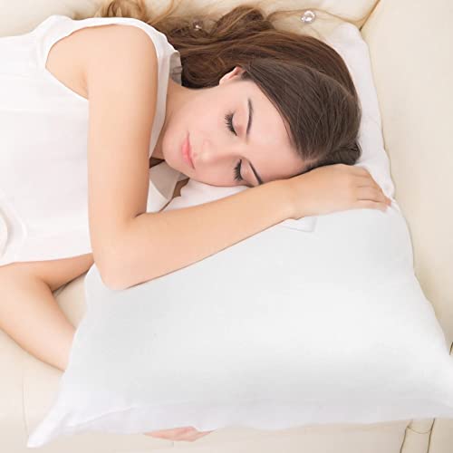 Lilymeche Concept | Highest Grade 6A 100% Pure Mulberry Real Silk Pillowcase | 22 Momme(Envelope) Good for Hair & Skin | 1PC in Luxury Gift Box (White, Queen) Bundled with Silk Scrunchie